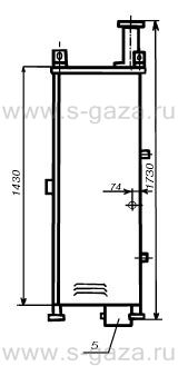 Габаритный чертеж ГРПШ-32-СГ