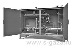 Газорегуляторный пункт шкафной с узлом учета и газовым обогревом ГСГО-50-СГ-ЭК