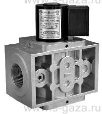 Клапаны электромагнитные двухпозиционные муфтовые с ручным регулятором расхода газа  ВН1-1/2Н-2К